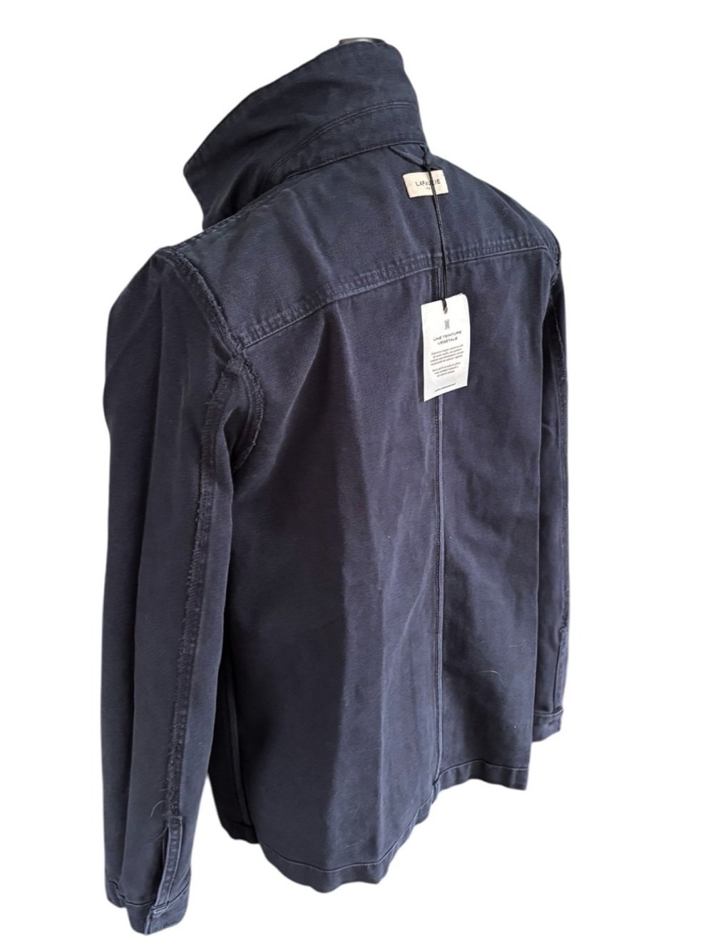 Lafaurie Braque Painter’s Jacket in heavy canvas -Blue | Large - Picture 7 of 15